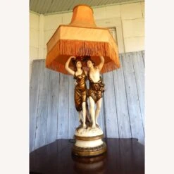 Other C. 1950 Plaster Hand Painted Table Lamp -Othe Furniture Shop 1500 1500 frame 0 493