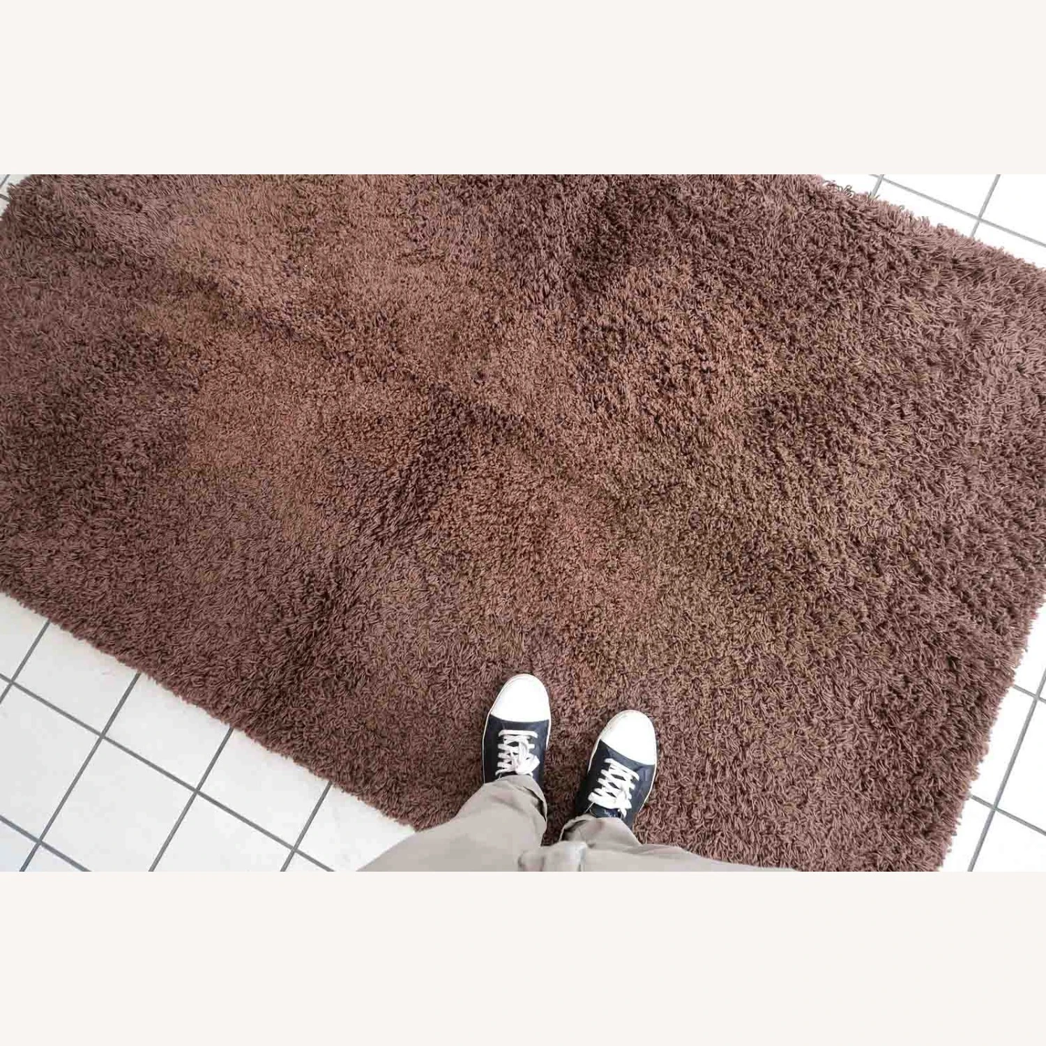 Vintage Swedish Shag Rug 4 Vintage Swedish Shag Rug - Image 2