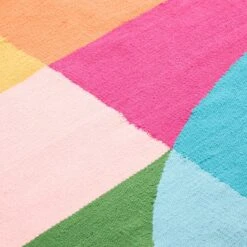 West Elm Half Moon Layered Blocks Indoor/Outdoor Rug