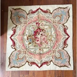 Vintage Needlepoint Petit Point Floral Rug -Othe Furniture Shop 1500 1500 frame 0 4978