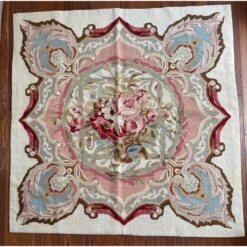 Vintage Needlepoint Petit Point Floral Rug -Othe Furniture Shop 1500 1500 frame 0 4980
