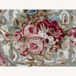 Vintage Needlepoint Petit Point Floral Rug -Othe Furniture Shop 1500 1500 frame 0 4985