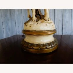Other C. 1950 Plaster Hand Painted Table Lamp -Othe Furniture Shop 1500 1500 frame 0 499