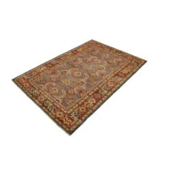 Arshs Fine Rugs Kazak Garish Cyril Lt. Blue/Rust Wool Rug -Othe Furniture Shop 1500 1500 frame 0 5027