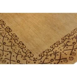 Arshs Fine Rugs Gabbeh Nakia Tan/Brown Wool Area Rug -Othe Furniture Shop 1500 1500 frame 0 5043