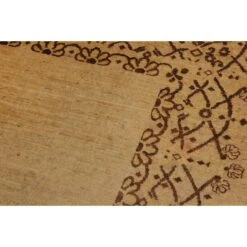 Arshs Fine Rugs Gabbeh Nakia Tan/Brown Wool Area Rug -Othe Furniture Shop 1500 1500 frame 0 5047