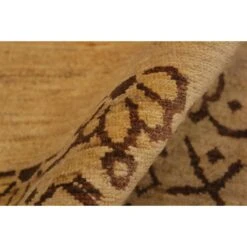 Arshs Fine Rugs Gabbeh Nakia Tan/Brown Wool Area Rug -Othe Furniture Shop 1500 1500 frame 0 5048