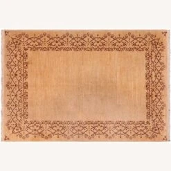 Arshs Fine Rugs Gabbeh Nakia Tan/Brown Wool Area Rug -Othe Furniture Shop 1500 1500 frame 0 5049