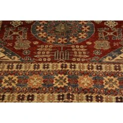 Kazak Garish Hermine Blue/Rust Wool Rug -Othe Furniture Shop 1500 1500 frame 0 5076