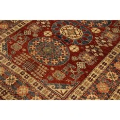 Kazak Garish Hermine Blue/Rust Wool Rug -Othe Furniture Shop 1500 1500 frame 0 5087