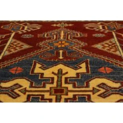 Kazak Garish Lorine Rust/Tan Wool Rug 17 Kazak Garish Lorine Rust/Tan Wool Rug -Othe Furniture Shop 1500 1500 frame 0 5114