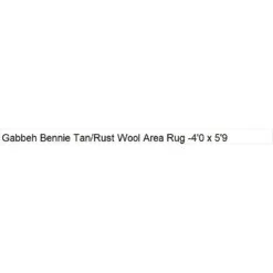 Arshs Fine Rugs Gabbeh Bennie Tan/Rust Wool Area Rug -Othe Furniture Shop 1500 1500 frame 0 5138