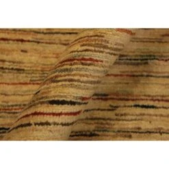 Arshs Fine Rugs Gabbeh Bennie Tan/Rust Wool Area Rug -Othe Furniture Shop 1500 1500 frame 0 5142