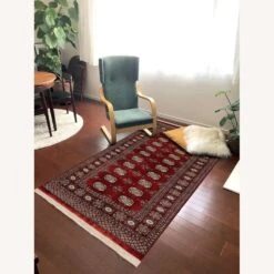Rustic Bokhara Red/Gray Wool Rug (4'0'' X 5'9'') -Othe Furniture Shop 1500 1500 frame 0 5153
