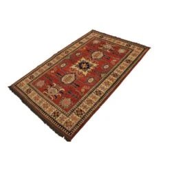 Kazak Garish Karon Rust/Ivory Wool Rug -Othe Furniture Shop 1500 1500 frame 0 5199