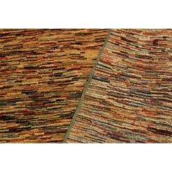 Arshs Fine Rugs Gabbeh Gussie Tan/Blue Wool Area Rug -Othe Furniture Shop 1500 1500 frame 0 5205