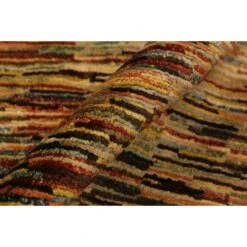 Arshs Fine Rugs Gabbeh Gussie Tan/Blue Wool Area Rug -Othe Furniture Shop 1500 1500 frame 0 5206