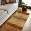 Arshs Fine Rugs Gabbeh Rosalia Tan/Lt. Rust Wool Area Rug -Othe Furniture Shop 1500 1500 frame 0 5238