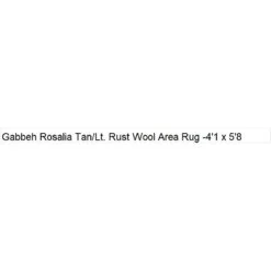 Arshs Fine Rugs Gabbeh Rosalia Tan/Lt. Rust Wool Area Rug -Othe Furniture Shop 1500 1500 frame 0 5249