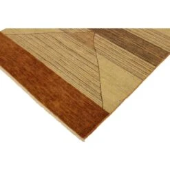 Arshs Fine Rugs Gabbeh Rosalia Tan/Lt. Rust Wool Area Rug -Othe Furniture Shop 1500 1500 frame 0 5251