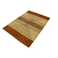 Arshs Fine Rugs Gabbeh Rosalia Tan/Lt. Rust Wool Area Rug -Othe Furniture Shop 1500 1500 frame 0 5252