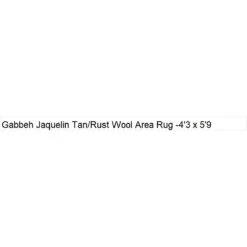 Arshs Fine Rugs Gabbeh Jaquelin Tan/Rust Wool Area Rug -Othe Furniture Shop 1500 1500 frame 0 5270