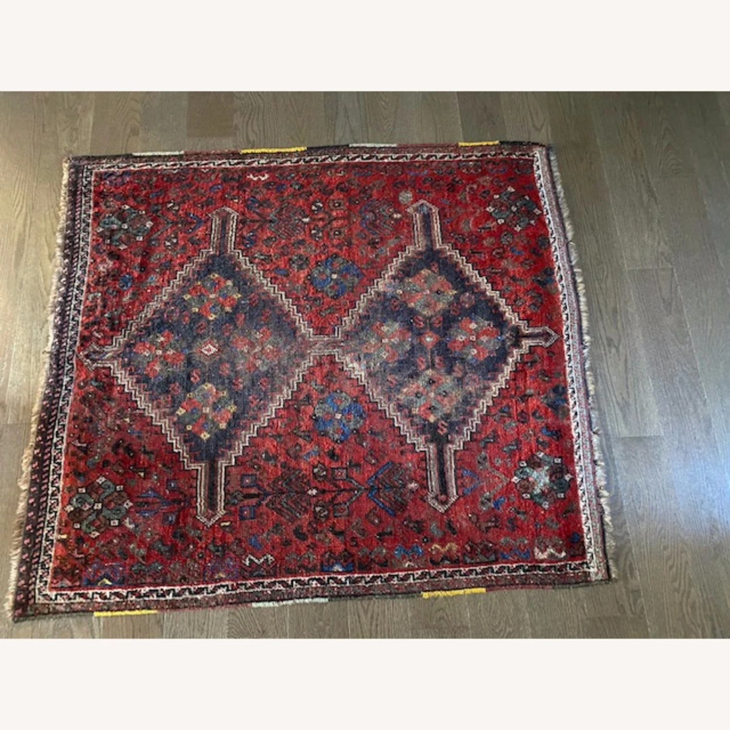 Other Vintage Persian Hand-knotted Wool Tribal Rug 6 Other Vintage Persian Hand-knotted Wool Tribal Rug - Image 4