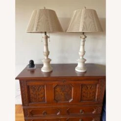 Carved Alabaster Stone Lamps