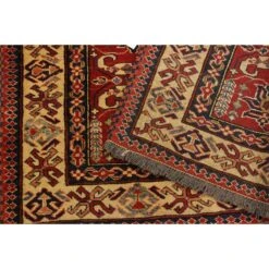 Kazak Garish Clyde Red/Tan Wool Rug -Othe Furniture Shop 1500 1500 frame 0 5316
