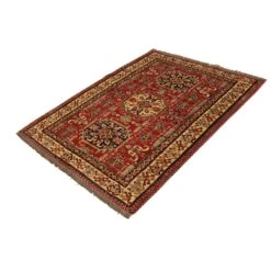 Kazak Garish Clyde Red/Tan Wool Rug -Othe Furniture Shop 1500 1500 frame 0 5320