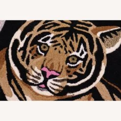 Majestic Vintage Lion Design Wool Rug 2'0''x3'0''