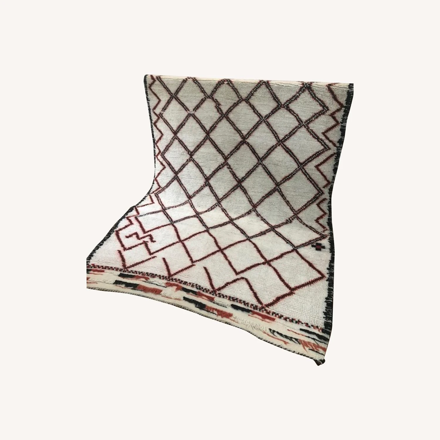 Vintage Moroccan Rug 4 Vintage Moroccan Rug - Image 2