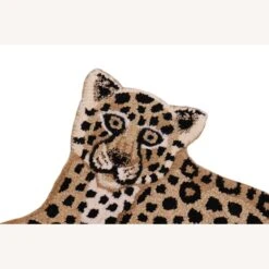 Contemporary Wild Leopard Rug - 1'6'' X 3'0''