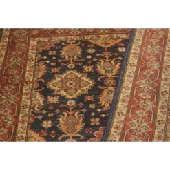 Arshs Fine Rugs Kazak Garish Danny Blue/Red Wool Rug -Othe Furniture Shop 1500 1500 frame 0 5380
