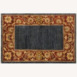 Arshs Fine Rugs Gabbeh Kenneth Blue/Red Wool Area Rug -Othe Furniture Shop 1500 1500 frame 0 5423