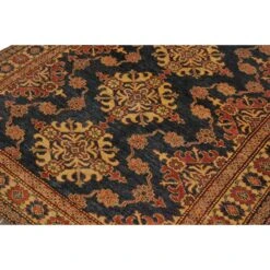 Kazak Garish Michel Blue/Tan Wool Rug -Othe Furniture Shop 1500 1500 frame 0 5438