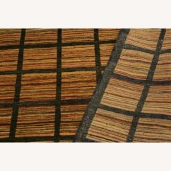 Arshs Fine Rugs Gabbeh Pamala Charcoal/Rust Wool Area Rug -Othe Furniture Shop 1500 1500 frame 0 5461