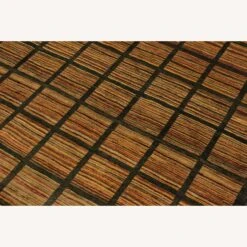 Arshs Fine Rugs Gabbeh Pamala Charcoal/Rust Wool Area Rug -Othe Furniture Shop 1500 1500 frame 0 5462