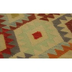 Arshs Fine Rugs Daire Ivory/Blue Hand-Woven Kilim Wool Rug 19 Arshs Fine Rugs Daire Ivory/Blue Hand-Woven Kilim Wool Rug -Othe Furniture Shop 1500 1500 frame 0 5471