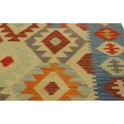 Arshs Fine Rugs Daire Ivory/Blue Hand-Woven Kilim Wool Rug 26 Arshs Fine Rugs Daire Ivory/Blue Hand-Woven Kilim Wool Rug -Othe Furniture Shop 1500 1500 frame 0 5478