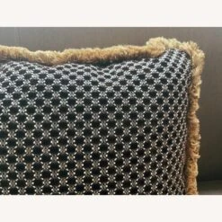 Liberty Of London Tassels Black And Cream Cushion -Othe Furniture Shop 1500 1500 frame 0 5605