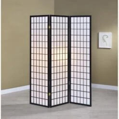 Other 3-Panel Screen In White Paper & Black Grid Design -Othe Furniture Shop 1500 1500 frame 0 5618