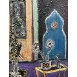 Other Vibrant Abstract Still Life Oil On Canvas -Othe Furniture Shop 1500 1500 frame 0 5660
