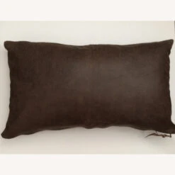 Other Botanical Leaf Embroidered Leather Pillow -Othe Furniture Shop 1500 1500 frame 0 5669