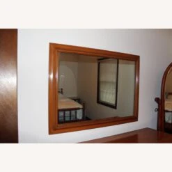 1950s Mid-Century Solid Maple Willett Wall Mirror -Othe Furniture Shop 1500 1500 frame 0 5699