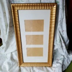 Other Matte Gold 3 Picture Frame -Othe Furniture Shop 1500 1500 frame 0 5776