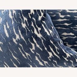 West Elm Velvet Blue Silver Pillow+Insert 20x20 -Othe Furniture Shop 1500 1500 frame 0 5822