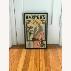 Vintage Needlepoint Art Deco Harper's Cover -Othe Furniture Shop 1500 1500 frame 0 5839