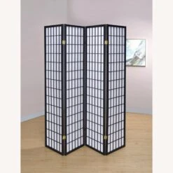 Other 4-Panel Screen In White W/ Linear Grid Design -Othe Furniture Shop 1500 1500 frame 0 5845