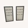 2 Pottery Barn Bathroom Reminders Framed Prints -Othe Furniture Shop 1500 1500 frame 0 5995
